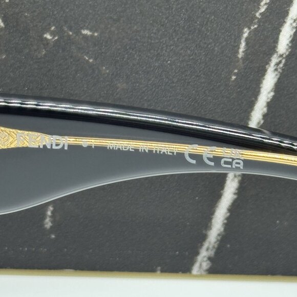 NEW FENDI BLACK GREY WOMEN SUNGLASSES FENDI FE40100I 01A main image 11